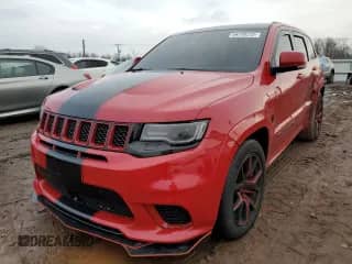 2020 Jeep Grand Cherokee Trackhawk с VIN 1C4RJFN95LC334610, выставлен на аукционе Copart как лот 49160944 с пробегом 23 348 миль миль и Списание • Salvage title. История ставок и продаж доступна на DreamBid. Изображение 1.