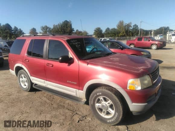 2002 Ford Explorer XLT with VIN 1FMZU73E52ZA03191, listed as a IAAI auction lot 43331586 with 192,972 mi miles and . Bid and sale history available at DreamBid. Image 1.