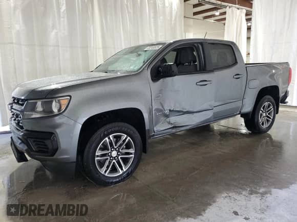 2021 Chevrolet Colorado 4WD Work Truck с VIN 1GCGTBEN3M1172481, выставлен на аукционе Copart как лот 69249525 с пробегом 38 634 миль миль и Списание • Salvage title. История ставок и продаж доступна на DreamBid. Изображение 1.