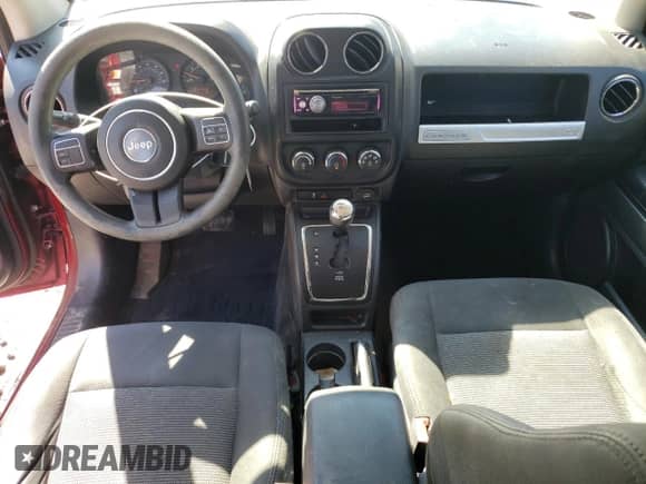 2014 Jeep Compass Sport with VIN 1C4NJDBB8ED567758, listed as a Copart auction lot 67984065 with 123,788 mi miles and Salvage title. Bid and sale history available at DreamBid. Image 8.