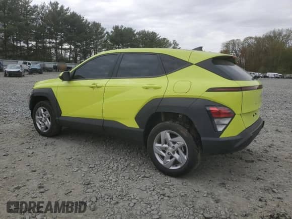 2024 Hyundai Kona SE с VIN KM8HACAB7RU154241, выставлен на аукционе Copart как лот 53139515 с пробегом 12 682 миль миль и Списание • Salvage title. История ставок и продаж доступна на DreamBid. Изображение 2.