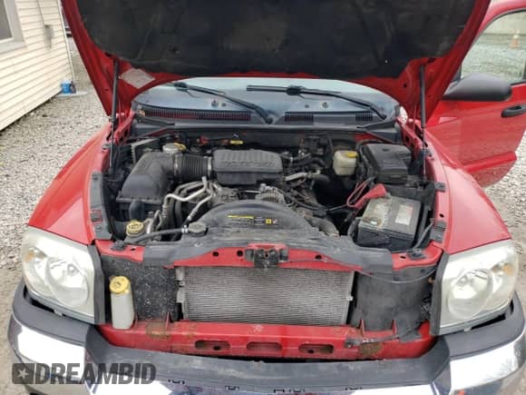 2005 Dodge Dakota SLT z VIN 1D7HE42N25S157969, wystawiony jako Copart lot #47448495 z przebiegiem 133 922 mil mil oraz Szkoda całkowita • Salvage title. Historia ofert i sprzedaży dostępna na DreamBid. Obrazek 11.