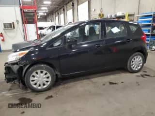 2015 Nissan Note S Plus with VIN 3N1CE2CP1FL439158, listed as a Copart auction lot 82500825 with 20,743 mi miles and Salvage title. Bid and sale history available at DreamBid. Image 1.