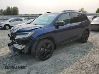 2021 Honda Passport Elite с VIN 5FNYF8H09MB010425, выставлен на аукционе Copart как лот 71243625 с пробегом 46 758 миль миль и Списание • Salvage title. История ставок и продаж доступна на DreamBid. Изображение 1.