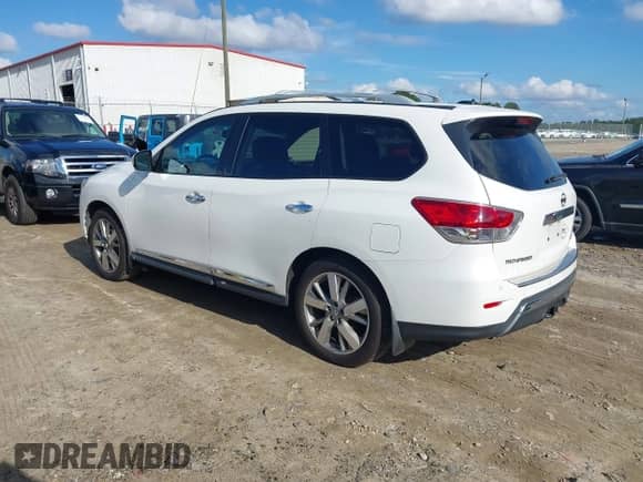 2014 Nissan Pathfinder SL z VIN 5N1AR2MM8EC632622, wystawiony jako IAAI lot #43396022 z przebiegiem 173 727 mil mil oraz . Historia ofert i sprzedaży dostępna na DreamBid. Obrazek 3.