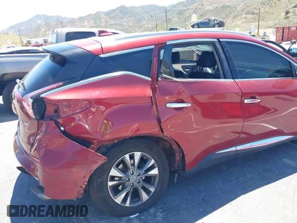 2016 Nissan Murano Platinum with VIN 5N1AZ2MH3GN172019, listed as a IAAI auction lot 42262234 with 95,171 mi miles and . Bid and sale history available at DreamBid. Image 6.