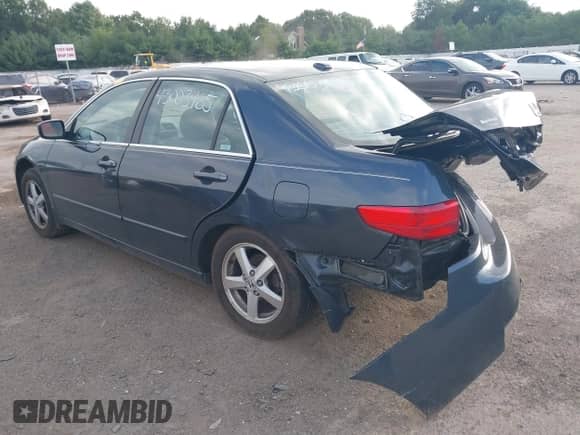 2005 Honda Accord EX-L with VIN 1HGCM56845A100813, listed as a IAAI auction lot 43003465 with 68,865 mi miles and . Bid and sale history available at DreamBid. Image 3.