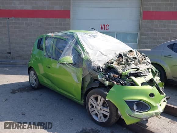 2014 Chevrolet Spark LS with VIN KL8CA6S98EC590200, listed as a IAAI auction lot 37972648 with Not provided miles and . Bid and sale history available at DreamBid. Image 1.