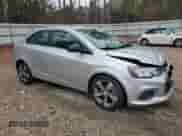 2018 Chevrolet Sonic LT with VIN 1G1JD5SBXJ4103028, listed as a Copart auction lot 46072545 with 103,132 mi miles and Salvage title. Bid and sale history available at DreamBid. Image 4.