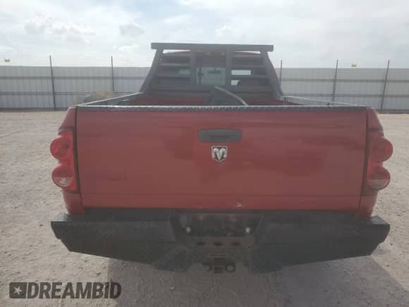 2007 Dodge 2500 SLT with VIN 3D7KR28A07G826219, listed as a Copart auction lot 50752995 with Not provided miles and Salvage title. Bid and sale history available at DreamBid. Image 6.