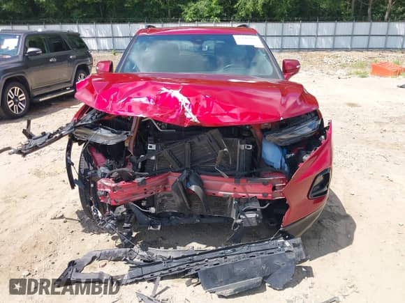 2021 Chevrolet Blazer RS z VIN 3GNKBERS2MS535714, wystawiony jako IAAI lot #42640286 z przebiegiem 81 323 mil mil oraz . Historia ofert i sprzedaży dostępna na DreamBid. Obrazek 12.