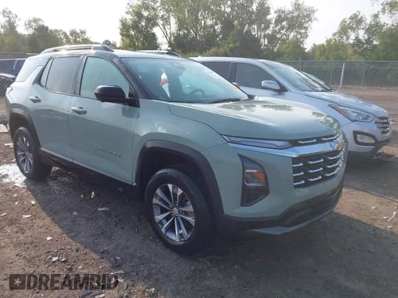 2025 Chevrolet Equinox AWD LT с VIN 3GNAXPEG4SL133680, выставлен на аукционе IAAI как лот 43116410 с пробегом 12 286 миль миль и . История ставок и продаж доступна на DreamBid. Изображение 1.