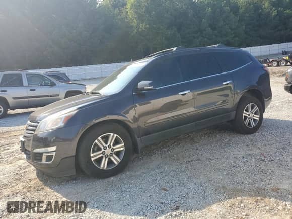 2015 Chevrolet Traverse LT with VIN 1GNKVHKD1FJ272026, listed as a Copart auction lot 69344475 with 161,069 mi miles and Salvage title. Bid and sale history available at DreamBid. Image 1.