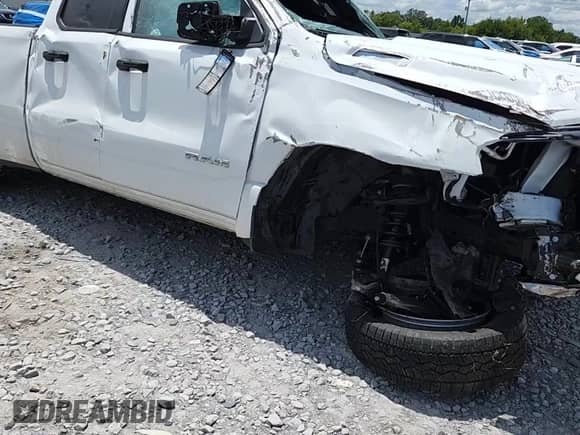 2023 Ram 1500 Big Horn with VIN 1C6SRFBT8PN557588, listed as a Copart auction lot 64599985 with 51,295 mi miles and Salvage title. Bid and sale history available at DreamBid. Image 14.
