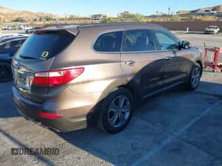 2014 Hyundai Santa Fe GLS with VIN KM8SM4HF8EU046202, listed as a IAAI auction lot 43177759 with 133,377 mi miles and . Bid and sale history available at DreamBid. Image 4.