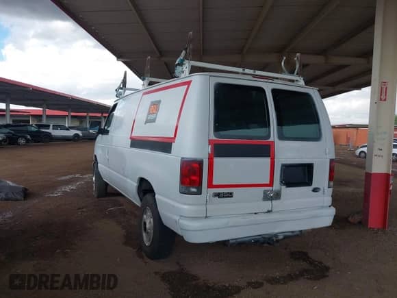 2003 Ford Econoline Cargo Commercial with VIN 1FTSE34LX3HB48761, listed as a IAAI auction lot 43317383 with 252,974 mi miles and . Bid and sale history available at DreamBid. Image 6.