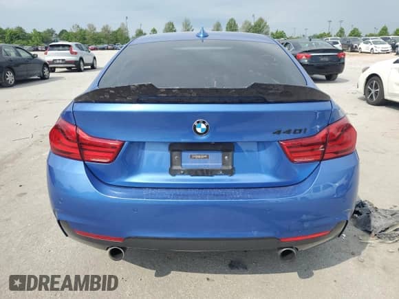 2018 BMW 4 Series 440i xDrive с VIN WBA4J7C5XJBM74121, выставлен на аукционе Copart как лот 59019455 с пробегом 62 877 миль миль и Списание • Salvage title. История ставок и продаж доступна на DreamBid. Изображение 6.