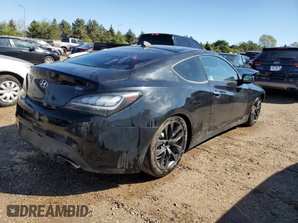 2014 Hyundai Genesis Coupe 2.0T z VIN KMHHT6KD5EU121471, wystawiony jako Copart lot #72702234 z przebiegiem 109 964 mil mil oraz Szkoda całkowita • Salvage title. Historia ofert i sprzedaży dostępna na DreamBid. Obrazek 3.