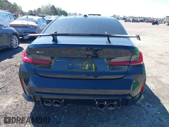 2024 BMW M3 Competition xDrive with VIN WBS43AY04RFT17592, listed as a IAAI auction lot 41868040 with Not provided miles and . Bid and sale history available at DreamBid. Image 16.