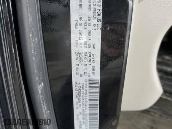 2019 Dodge Grand Caravan SE с VIN 2C4RDGBG2KR739166, выставлен на аукционе Copart как лот 84647805 с пробегом 78 254 миль миль и Списание • Salvage title. История ставок и продаж доступна на DreamBid. Изображение 13.