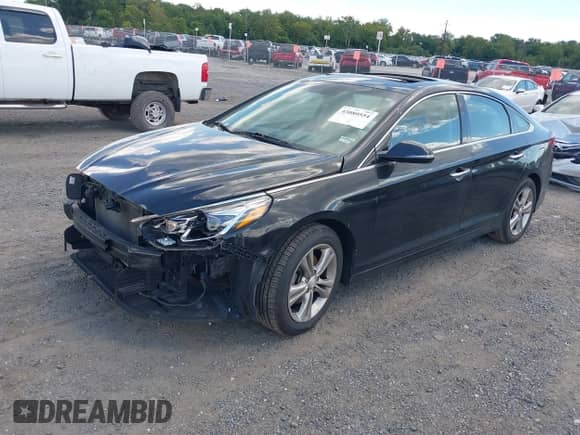 2018 Hyundai Sonata Limited with VIN 5NPE34AF2JH644207, listed as a IAAI auction lot 43080554 with 97,801 mi miles and . Bid and sale history available at DreamBid. Image 2.