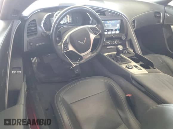 2019 Chevrolet Corvette Z06 3LZ with VIN 1G1YU2D67K5606590, listed as a Copart auction lot 72090335 with 60,275 mi miles and Salvage title. Bid and sale history available at DreamBid. Image 8.