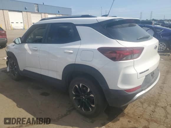 2022 Chevrolet TrailBlazer LT with VIN KL79MPS28NB016636, listed as a Copart auction lot 80699665 with 19,613 mi miles and Clean title. Bid and sale history available at DreamBid. Image 2.