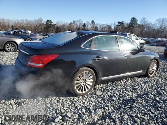 2014 Hyundai Equus Signature z VIN KMHGH4JH6EU088227, wystawiony jako Copart lot #46166915 z przebiegiem 156 770 mil mil oraz Szkoda całkowita • Salvage title. Historia ofert i sprzedaży dostępna na DreamBid. Obrazek 3.