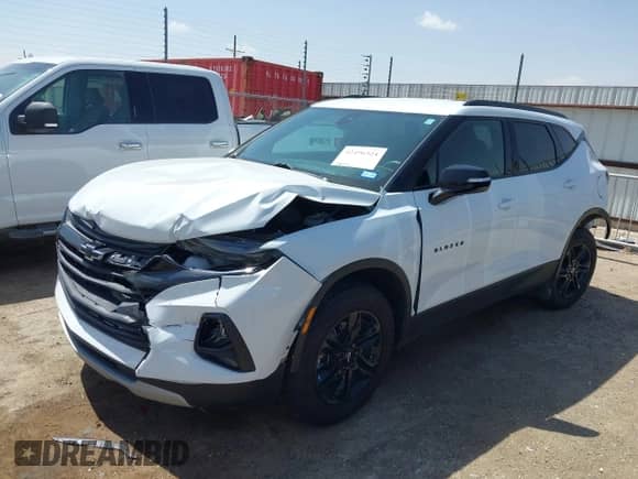 2022 Chevrolet Blazer LT с VIN 3GNKBCR49NS223994, выставлен на аукционе IAAI как лот 42496524 с пробегом 28 059 миль миль и . История ставок и продаж доступна на DreamBid. Изображение 2.
