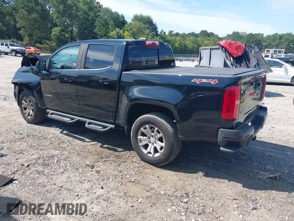 2019 Chevrolet Colorado 4WD LT z VIN 1GCGTCEN1K1106241, wystawiony jako IAAI lot #43085316 z przebiegiem 108 459 mil mil oraz . Historia ofert i sprzedaży dostępna na DreamBid. Obrazek 3.