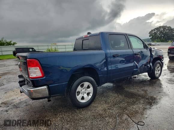 2023 Ram 1500 Tradesman with VIN 1C6SRFGT5PN639142, listed as a Copart auction lot 68443405 with 73,951 mi miles and Salvage title. Bid and sale history available at DreamBid. Image 3.