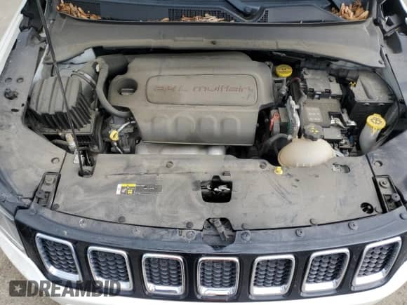 2017 Jeep Compass Sport with VIN 3C4NJDAB5HT620576, listed as a Copart auction lot 55347785 with 52,887 mi miles and Salvage title. Bid and sale history available at DreamBid. Image 12.