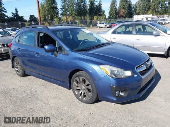 2012 Subaru Impreza Special Sports Limited with VIN JF1GPAR62CH227919, listed as a IAAI auction lot 43501764 with 128,886 mi miles and . Bid and sale history available at DreamBid. Image 1.