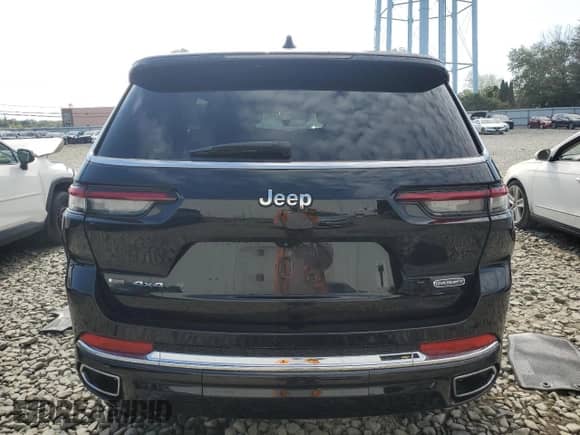 2021 Jeep Grand Cherokee Overland with VIN 1C4RJKDG3M8132362, listed as a Copart auction lot 80304755 with 39,768 mi miles and Salvage title. Bid and sale history available at DreamBid. Image 6.