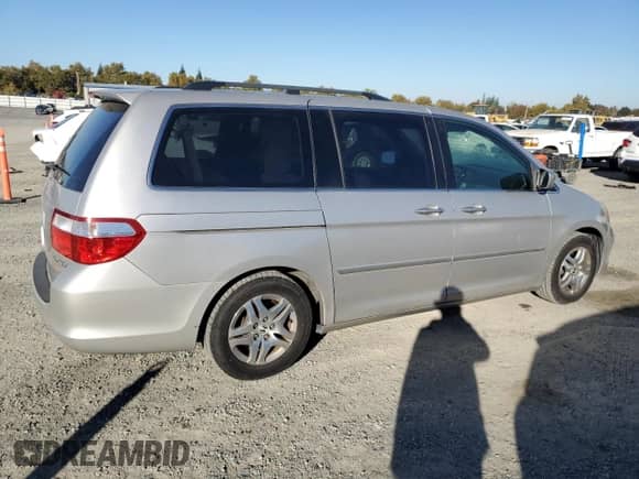 2005 Honda Odyssey EX z VIN 5FNRL38445B410168, wystawiony jako Copart lot #86894155 z przebiegiem 163 842 mil mil oraz Szkoda całkowita • Salvage title. Historia ofert i sprzedaży dostępna na DreamBid. Obrazek 3.