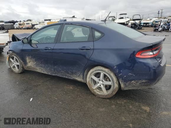 2013 Dodge Dart Aero with VIN 1C3CDFAH4DD216140, listed as a Copart auction lot 85333455 with 110,639 mi miles and Salvage title. Bid and sale history available at DreamBid. Image 2.