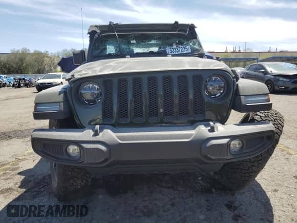 2021 Jeep Wrangler Unlimited Sahara Altitude z VIN 1C4HJXEM0MW655802, wystawiony jako Copart lot #53337225 z przebiegiem 48 130 mil mil oraz Szkoda całkowita • Salvage title. Historia ofert i sprzedaży dostępna na DreamBid. Obrazek 5.