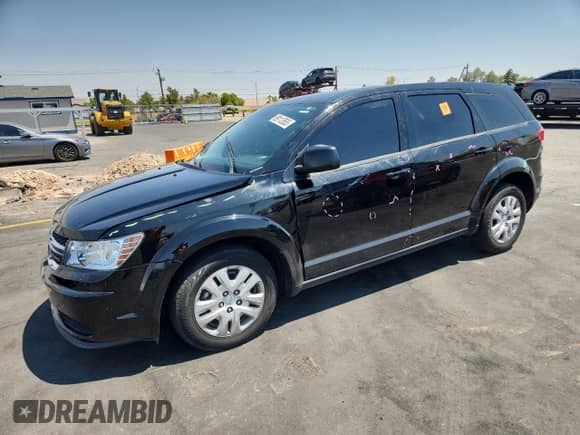 2014 Dodge Journey American Value с VIN 3C4PDCAB5ET308134, выставлен на аукционе Copart как лот 69113565 с пробегом 134 456 миль миль и Списание • Salvage title. История ставок и продаж доступна на DreamBid. Изображение 1.