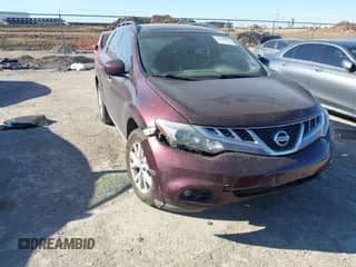 2014 Nissan Murano S with VIN JN8AZ1MW0EW511232, listed as a IAAI auction lot 41848956 with 143,199 mi miles and . Bid and sale history available at DreamBid. Image 1.
