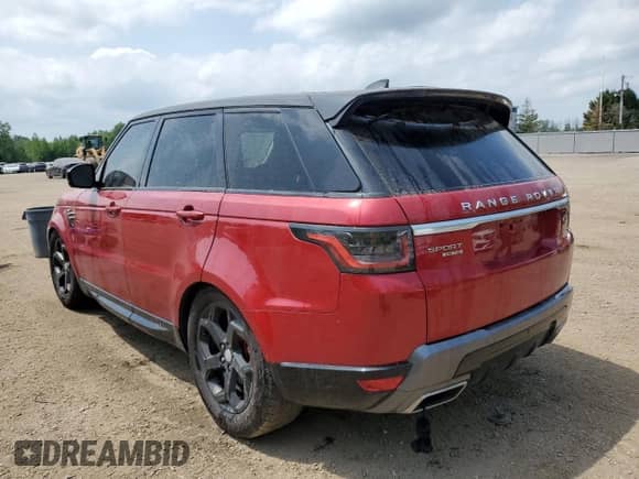 2018 Land Rover Range Rover Sport HSE with VIN SALWR2RK7JA195566, listed as a Copart auction lot 59533155 with 113,974 mi miles and Clean title. Bid and sale history available at DreamBid. Image 2.