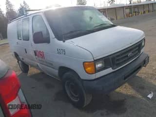 2004 Ford Econoline Cargo with VIN 1FTNE24LX4HA25275, listed as a IAAI auction lot 43493442 with 291,424 mi miles and . Bid and sale history available at DreamBid. Image 1.