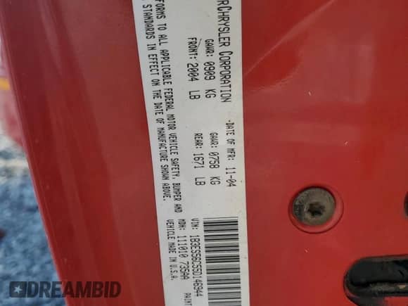 2005 Dodge Neon SXT with VIN 1B3ES56C55D146944, listed as a Copart auction lot 72910514 with 189,906 mi miles and Salvage title. Bid and sale history available at DreamBid. Image 14.