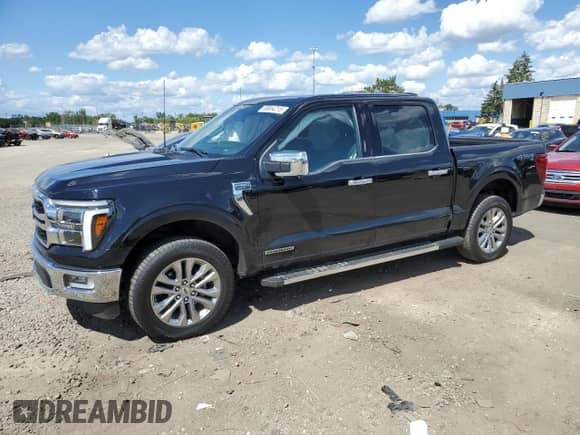 2024 Ford F-150 Lariat with VIN 1FTFW5LD9RFA40088, listed as a Copart auction lot 69654215 with 22,891 mi miles and Clean title. Bid and sale history available at DreamBid. Image 1.