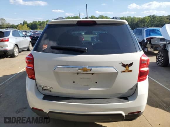 2017 Chevrolet Equinox LT with VIN 2GNALCEK3H1596977, listed as a Copart auction lot 84791155 with 83,447 mi miles and Salvage title. Bid and sale history available at DreamBid. Image 6.