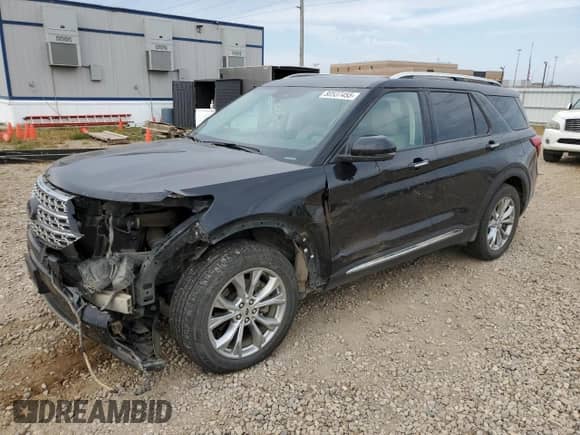 2021 Ford Explorer Limited z VIN 1FMSK8FH6MGA24231, wystawiony jako Copart lot #80537455 z przebiegiem 102 996 mil mil oraz Szkoda całkowita • Salvage title. Historia ofert i sprzedaży dostępna na DreamBid. Obrazek 1.