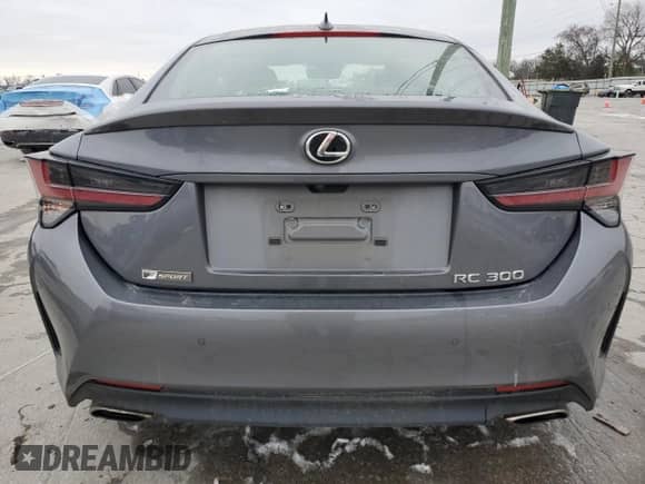 2020 Lexus RC 300 F Sport с VIN JTHGA5BCXL5010668, выставлен на аукционе Copart как лот 46134975 с пробегом 29 759 миль миль и Списание • Salvage title. История ставок и продаж доступна на DreamBid. Изображение 6.