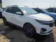 2022 Chevrolet Equinox RS with VIN 3GNAXMEV2NS189396, listed as a Copart auction lot 66945135 with 21,422 mi miles and Clean title. Bid and sale history available at DreamBid. Image 4.