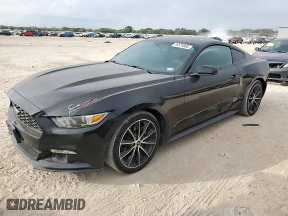 2015 Ford Mustang EcoBoost Premium with VIN 1FA6P8TH9F5381421, listed as a Copart auction lot 85535965 with 196,978 mi miles and Salvage title. Bid and sale history available at DreamBid. Image 1.