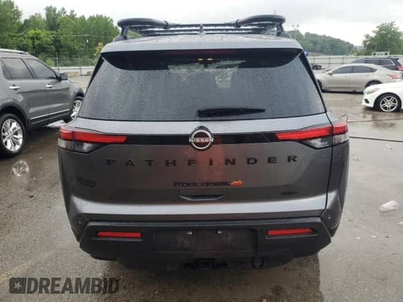 2024 Nissan Pathfinder Rock Creek с VIN 5N1DR3BD2RC233491, выставлен на аукционе Copart как лот 60539415 с пробегом 26 888 миль миль и Списание • Salvage title. История ставок и продаж доступна на DreamBid. Изображение 6.