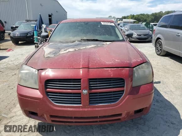 2005 Dodge Magnum SXT with VIN 2D8GZ48V95H537711, listed as a Copart auction lot 58904545 with Not provided miles and Salvage title. Bid and sale history available at DreamBid. Image 5.
